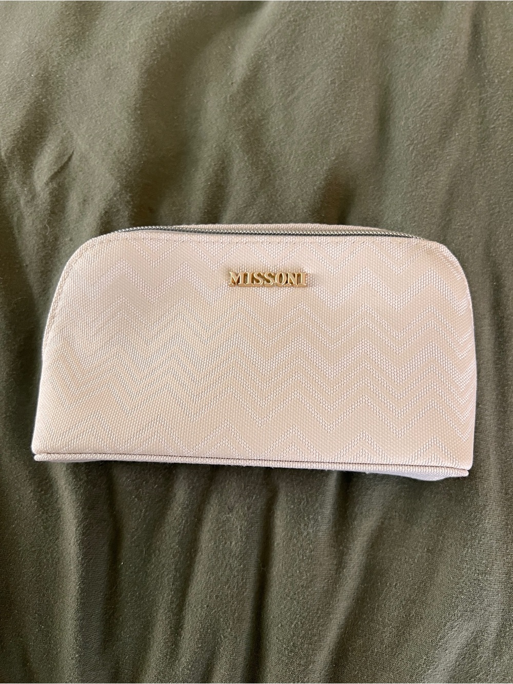 Missoni Missoni for Delta Cosmetic Pouch in Cream & Pink